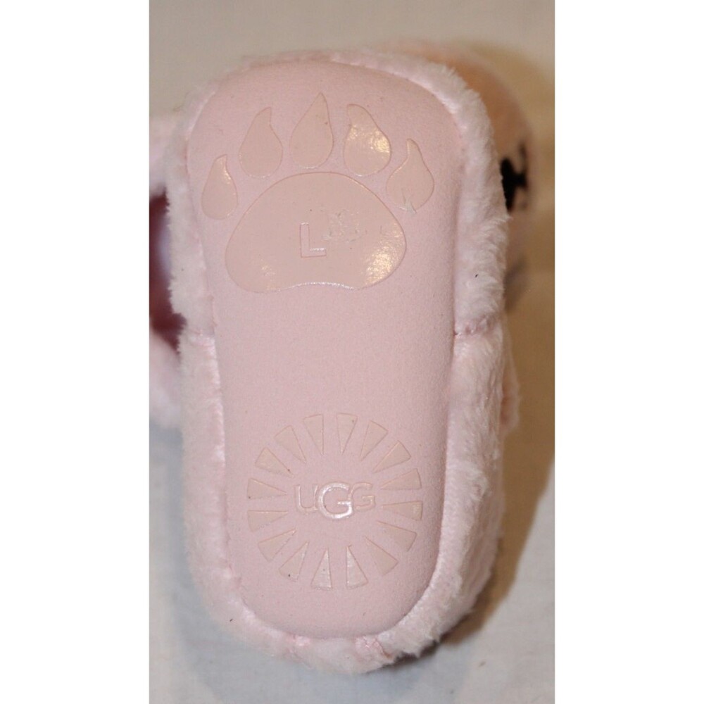 UGG BIXBEE BOOTIE & BEAR LOVEY BLANKET SET PINK NIB SZ 4/5 12-18 MONTHS - Picture 6 of 6